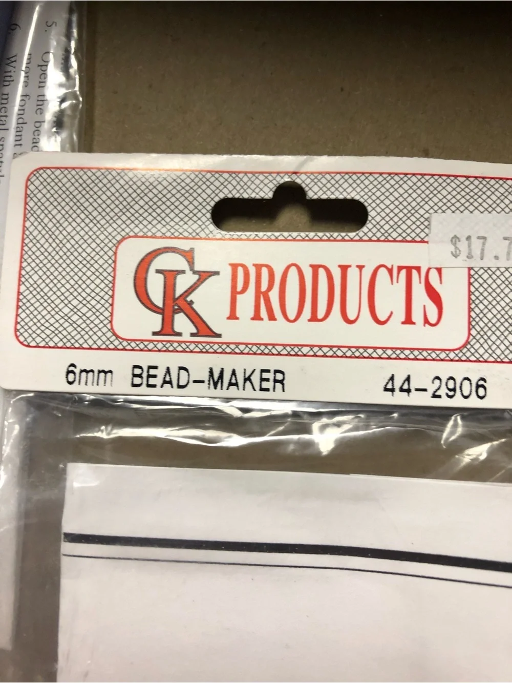 CK FONDANT 3 mm MOLD FOR CAKE DECORATION BEADS